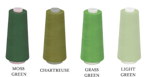 Embroidery Thread Color Greens