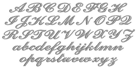 Ornates 2005 Embroidery Font