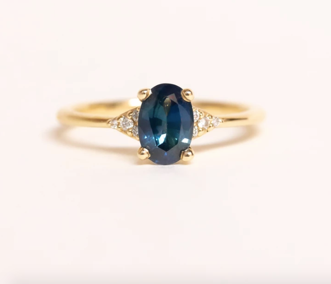 Vancouver Sapphire Engagement Ring