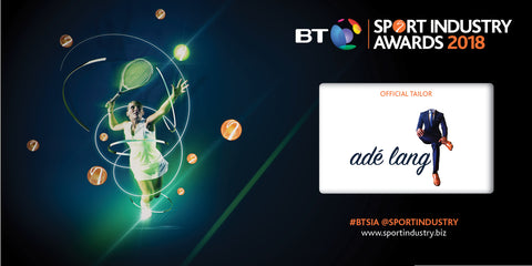 Adé Lang Official Tailor of BT Sports Industry Awards 2018