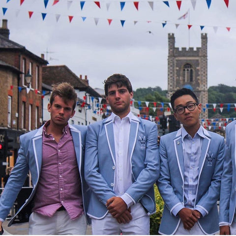 Columbia University Lightweights in Adé Lang Regatta Blazers at HRR16