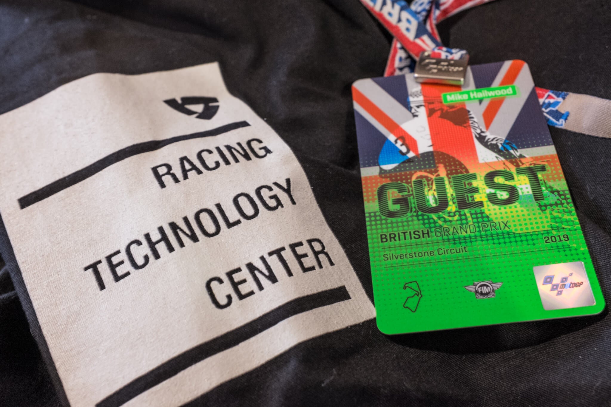 My pass for the whole weekend Paddock MotoGP Silverstone 2019