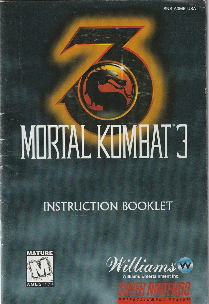 mortal kombat 3 snes