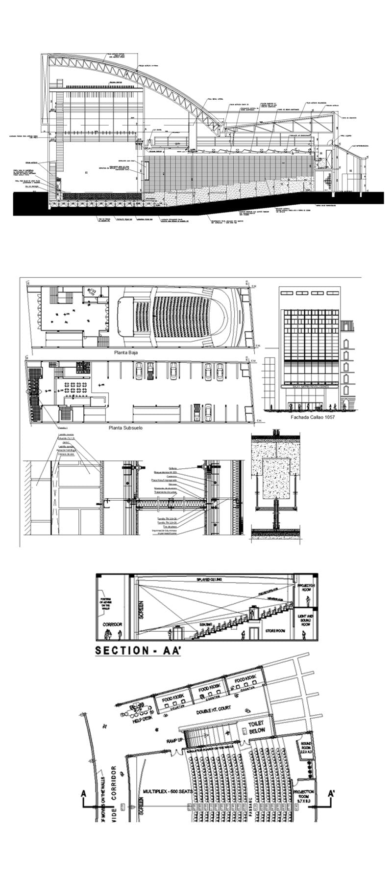 ★【Cinema CAD Drawings Collection】@Cinema Design,Autocad Blocks,Cinema Details,Cinema Section,Cinema elevation design drawings
