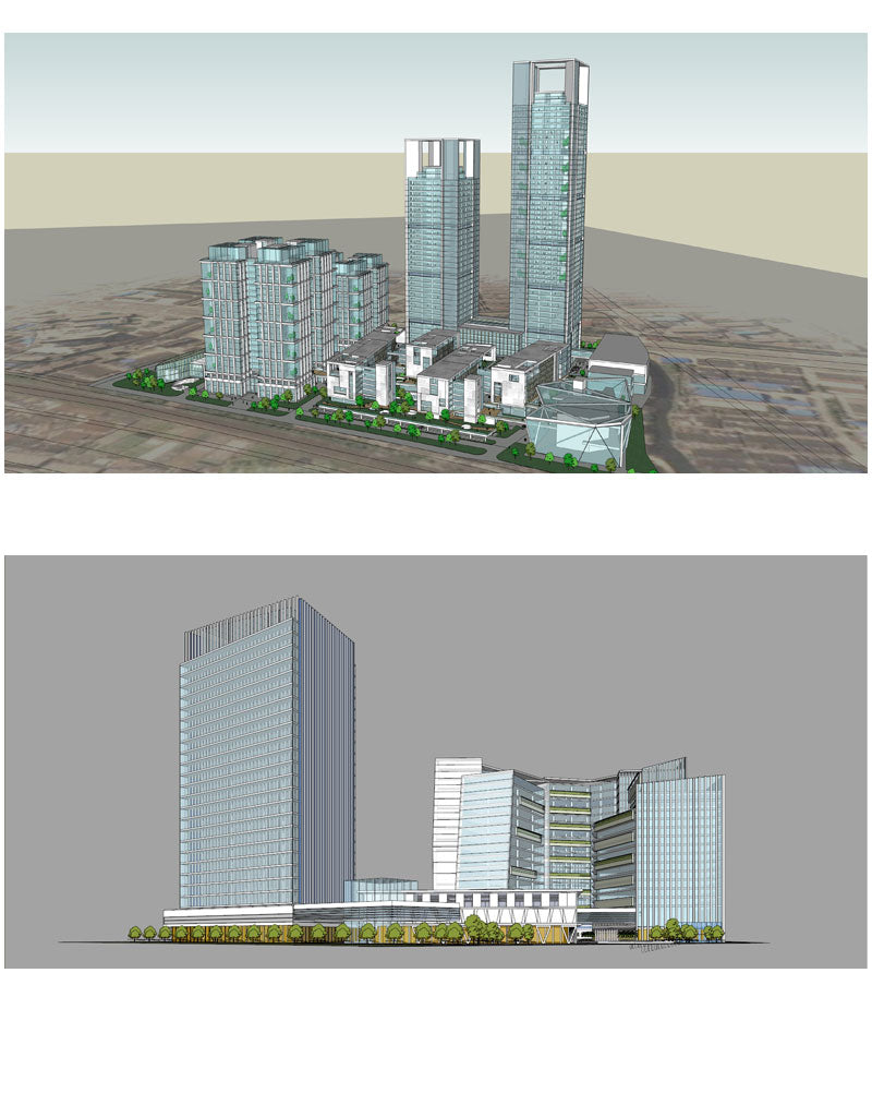 ★Best 20 Types of City,Residential Building Sketchup 3D Models Collection(Recommanded!!)