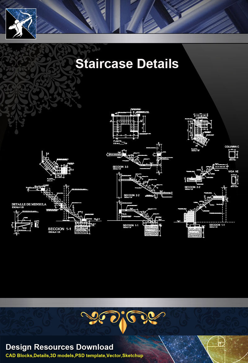 【Stair Details】Staircase design and detail