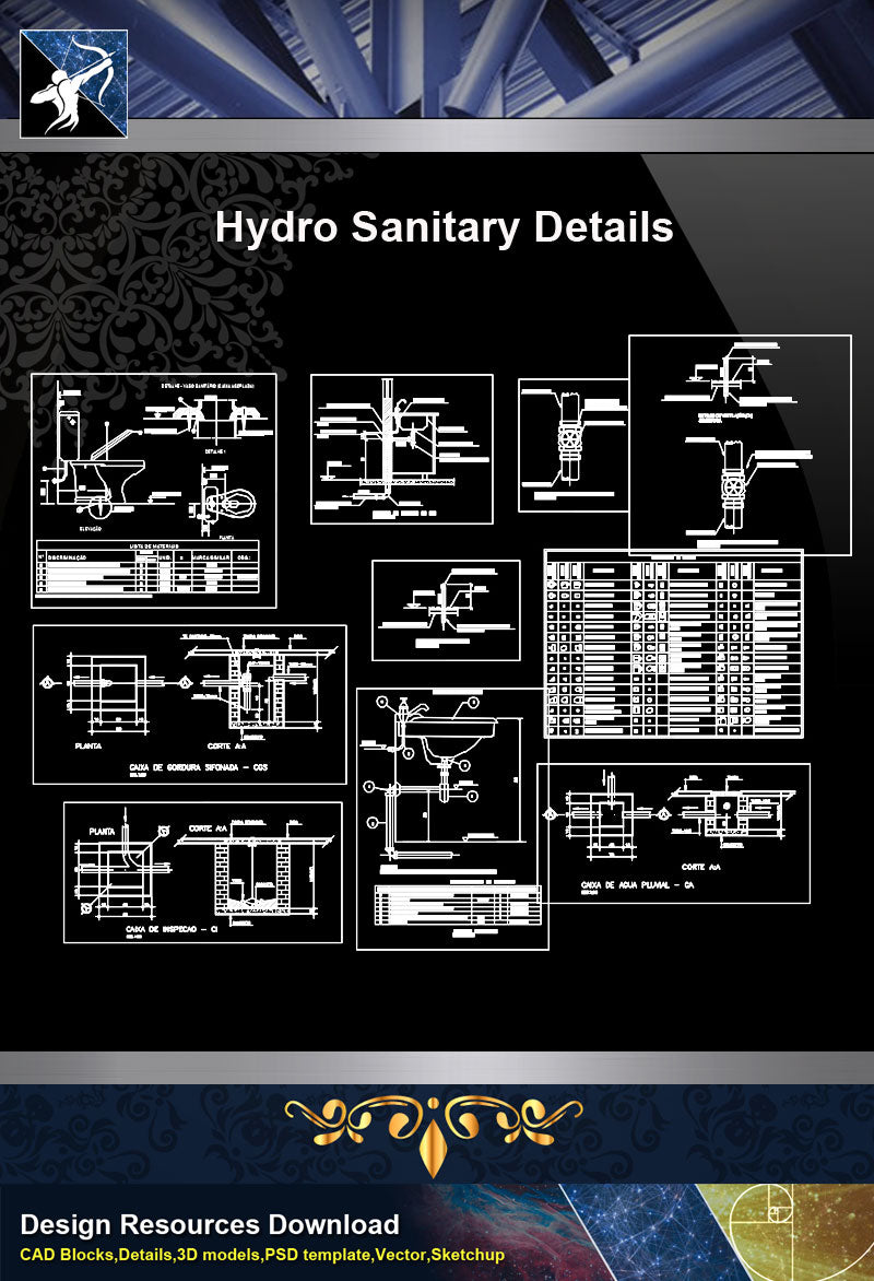 【Sanitations Details】Hydro Sanitary Details