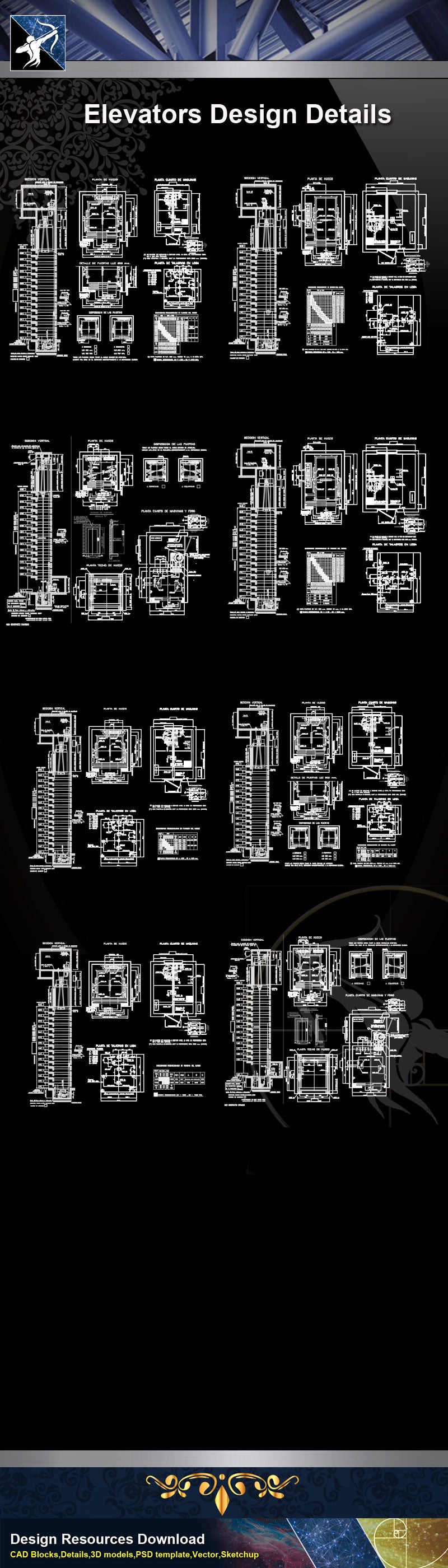 ★【Stair Details】Elevators design