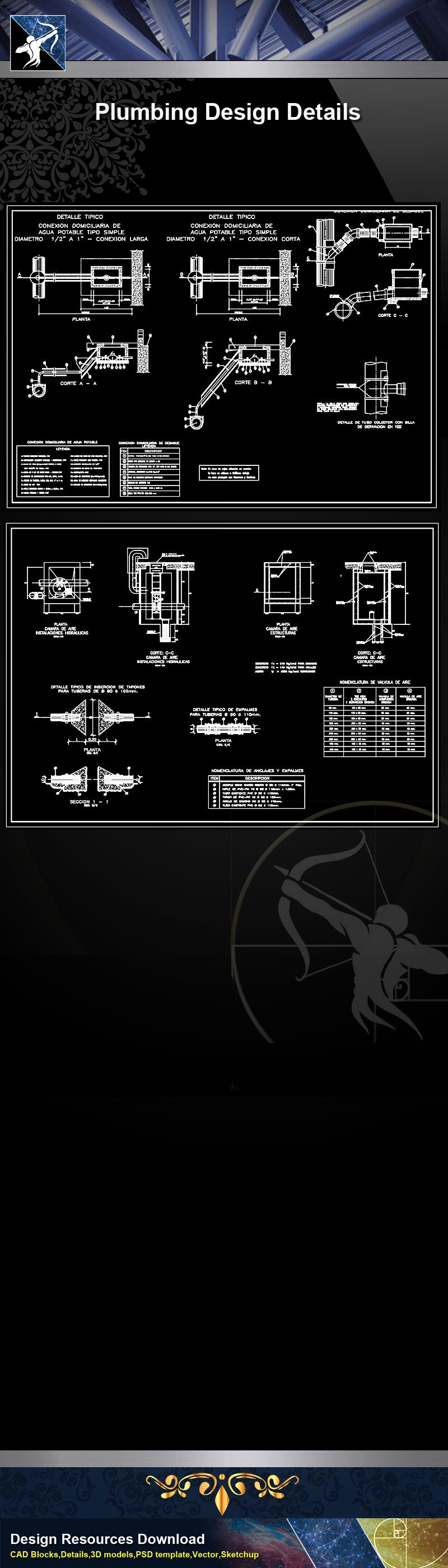 【Sanitations Details】Plumbing Design