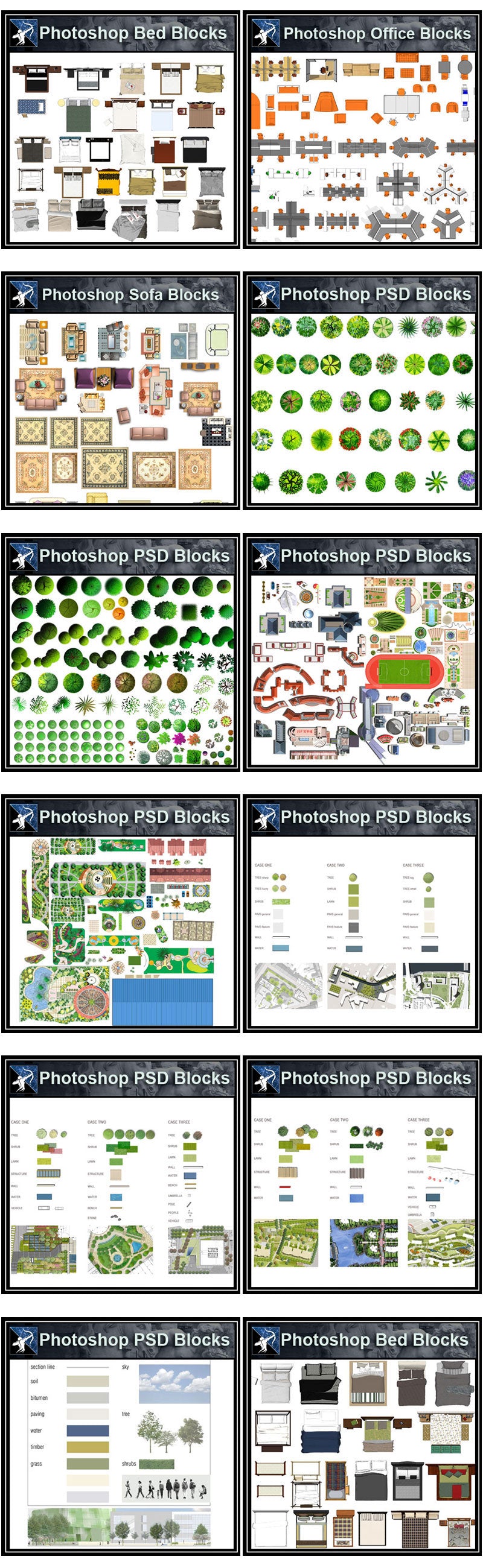 ★Full Photoshop PSD Blocks Collection (Best Recommanded!!)
