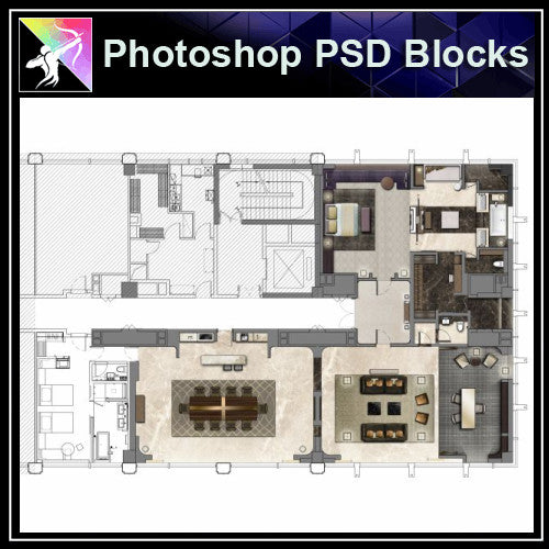 Interior Design Plan Elevation Elements Photoshop Psd Blocks V 15