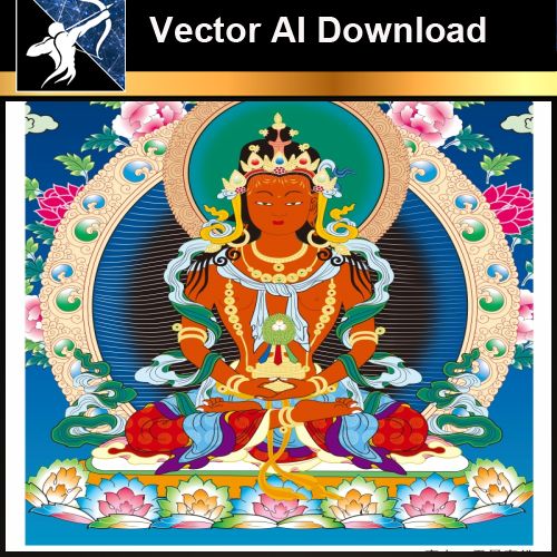 Download Vector Download Ai Thangka Paintings And Mandala The Sacred Art Of Nepal V 8