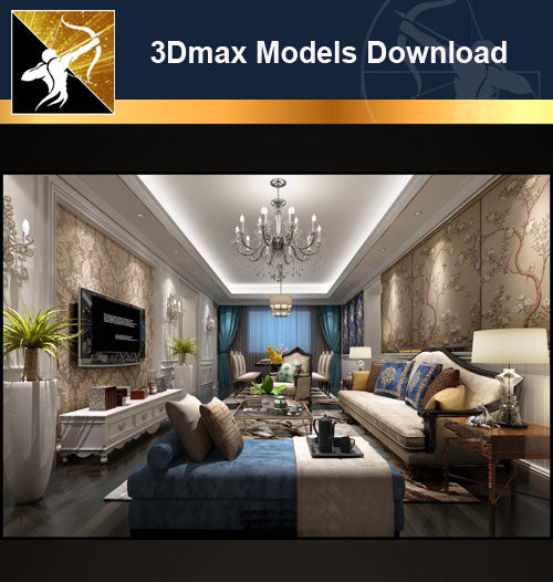 Download 3d Max Decoration Models Living Room V 6