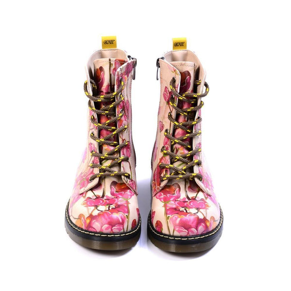 Flowers Long Boots MRT113 – Gobyshoesuk