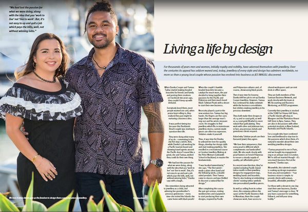 Danika Cooper Jewellery Tahitian Black Pearl Auckland Jewellers Eastlife Magazine Living Life By Design