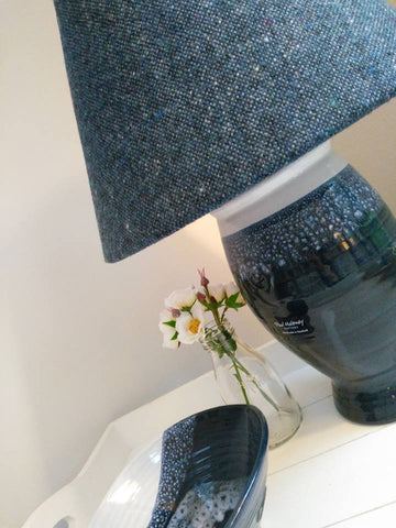 Donegal tweed lampshades