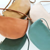 farou half moon bag - brick red