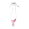 poppy cloud tassel necklace