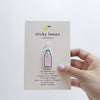 lemonade embroidered pin