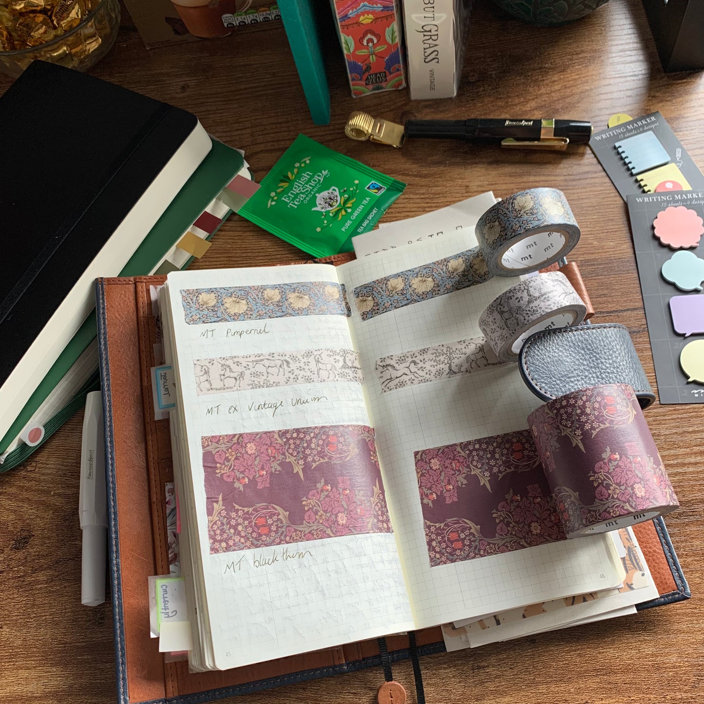 mt ex 'Vintage Unicorn' Washi Masking Tape - 1 Roll