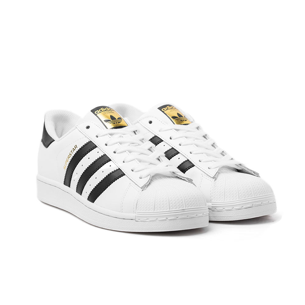 adidas superstar white black