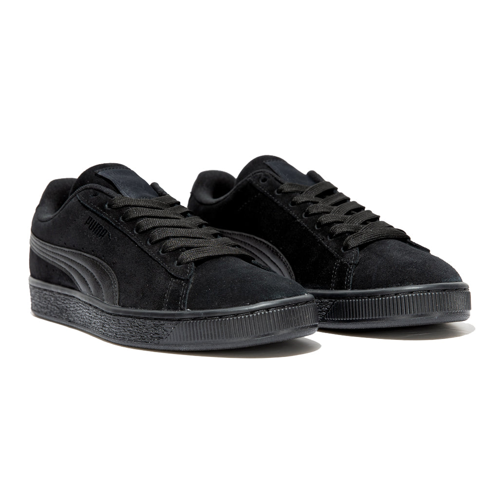 puma suede leather black