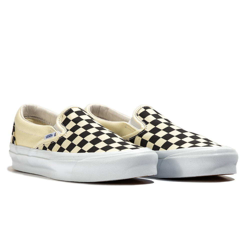 checkerboard vans lx