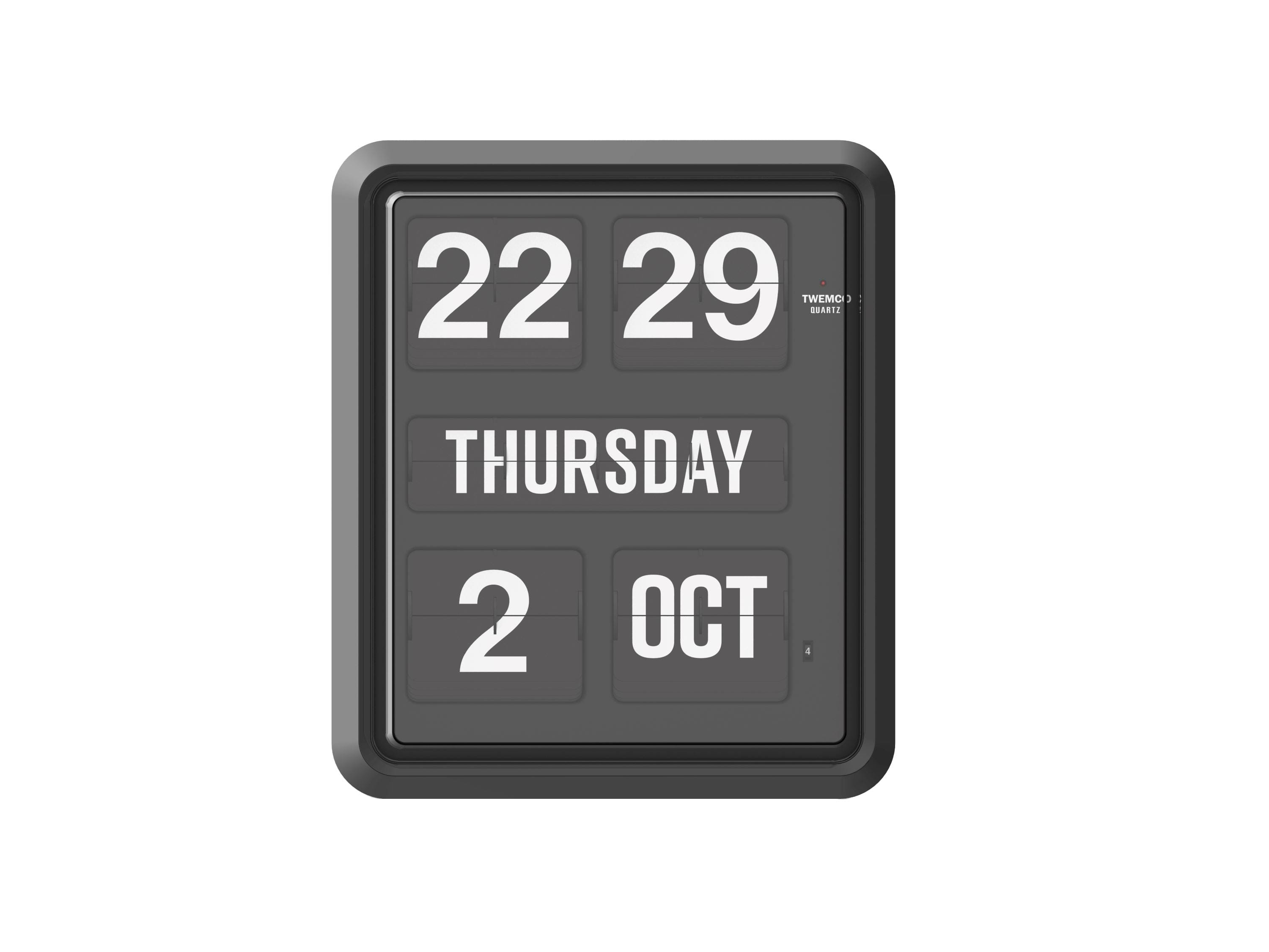 TWEMCO Calendar Wall Flip Clock BQ-1700 – Time Will Flip