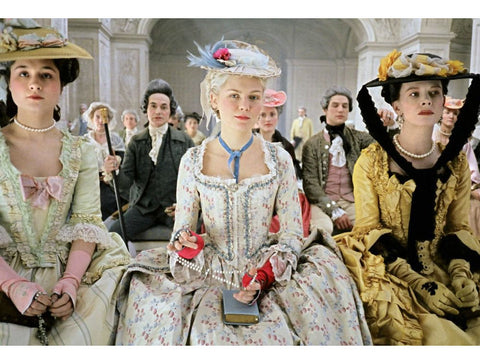 Marie Antoinette film still featuring Kirsten Dunst