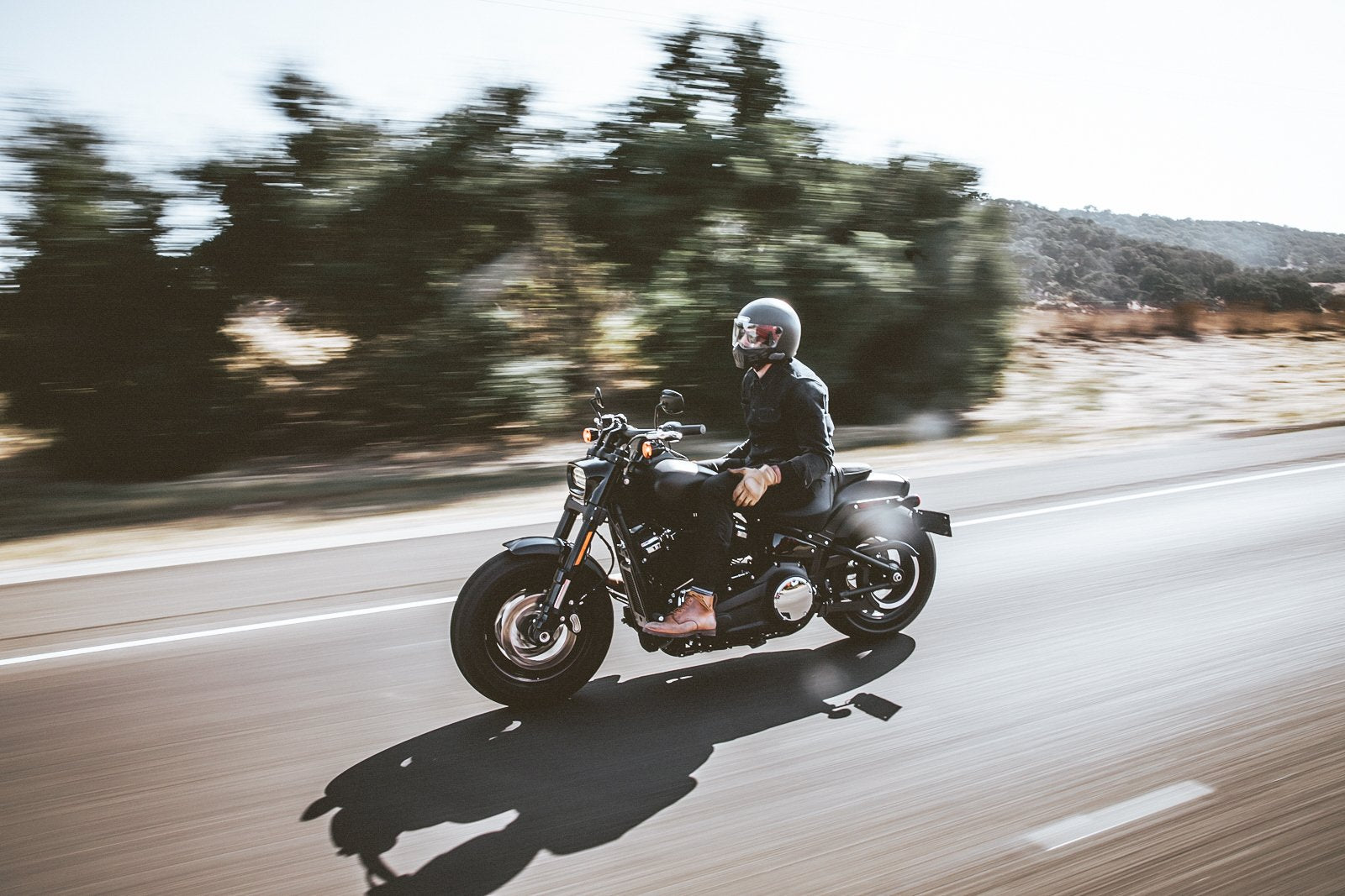 Harley Davidson Fat Bob Cruising