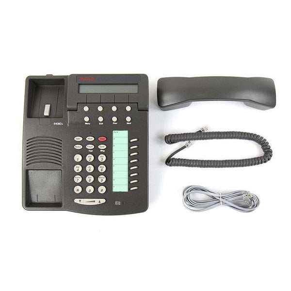 Lucent 6408D Avaya Grey Business Office Phone with Footstand 6408D01A-323 