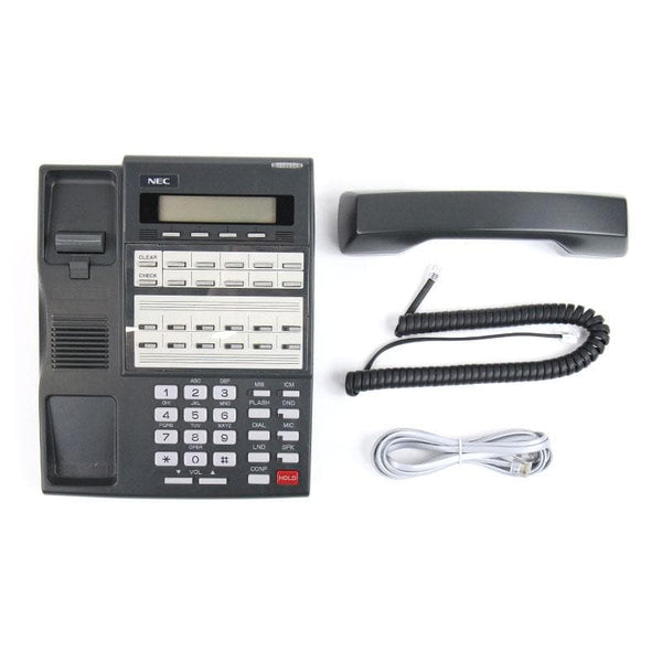 NEC BDS DS1000 DS2000 22 Button Display Telephone 80573 DX7NA-12THX Charcoal 