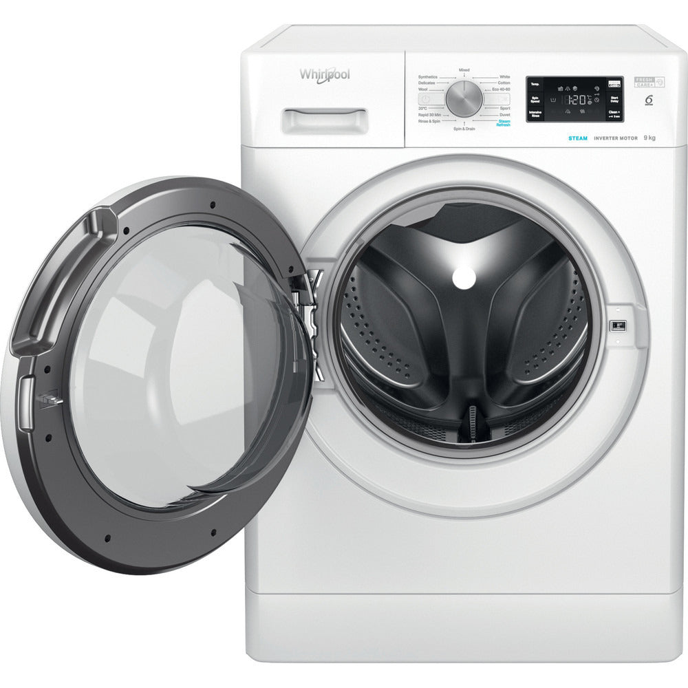 Verbetering afstuderen zanger Whirlpool FreshCare 9kg 1400 Spin 6th Sense Washing Machine White