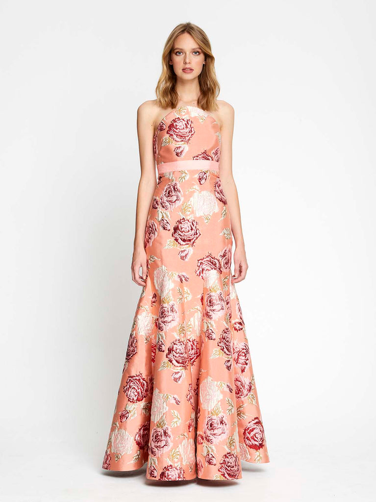 alice mccall peach dress