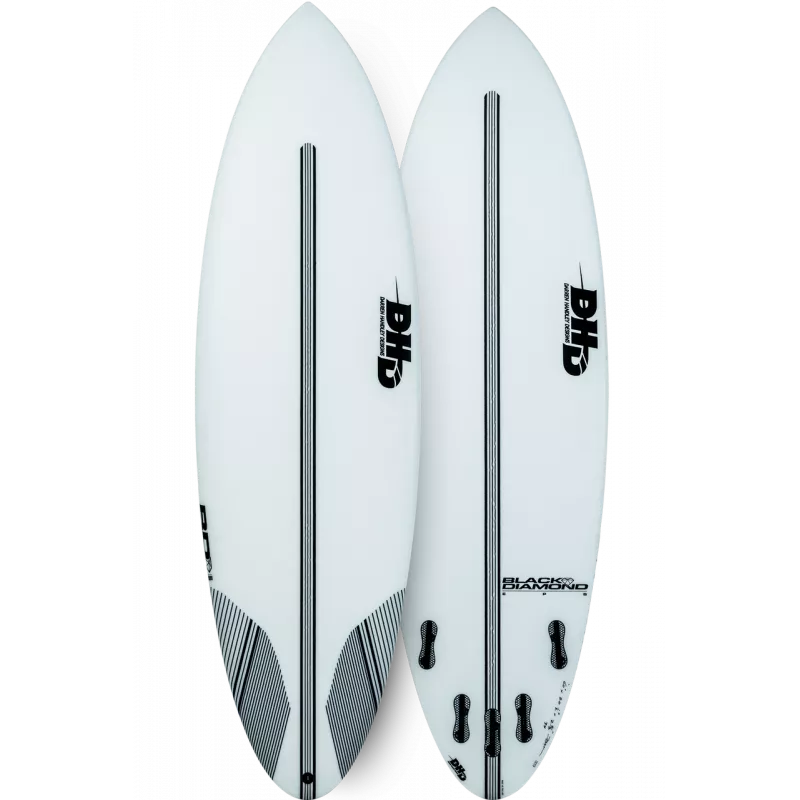 Planche de surf DHD EPS CORE SERIES BLACK DIAMOND FCS EPOXY
