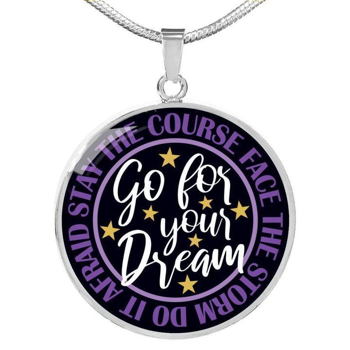 Bella Fields - "Go For Your Dream" Luxury Necklace in Midnight Black