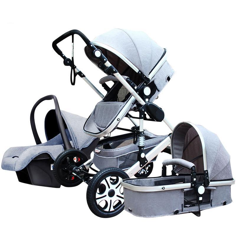 3 in 1 baby stroller car seat