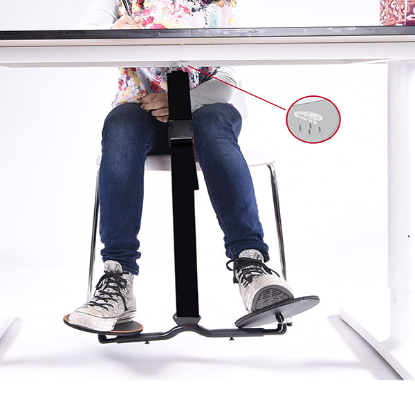 HOVR with Desk Mount  Under Desk Leg Swing that Burns Calories