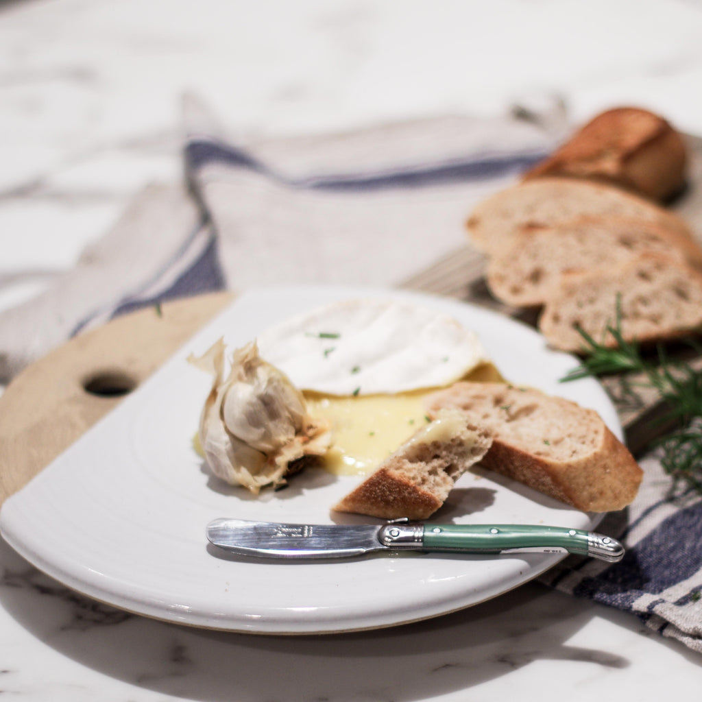 Oven to Table Baked Brie - Farmhouse Pottery Cheese Stone