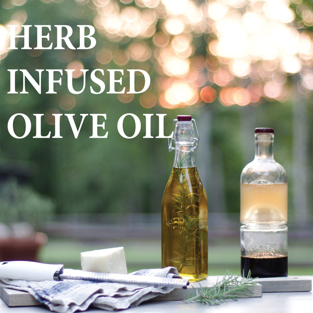 Rosemary Herb-Infused Olive Oil - Kilner Bottle - Fishes and Loaves