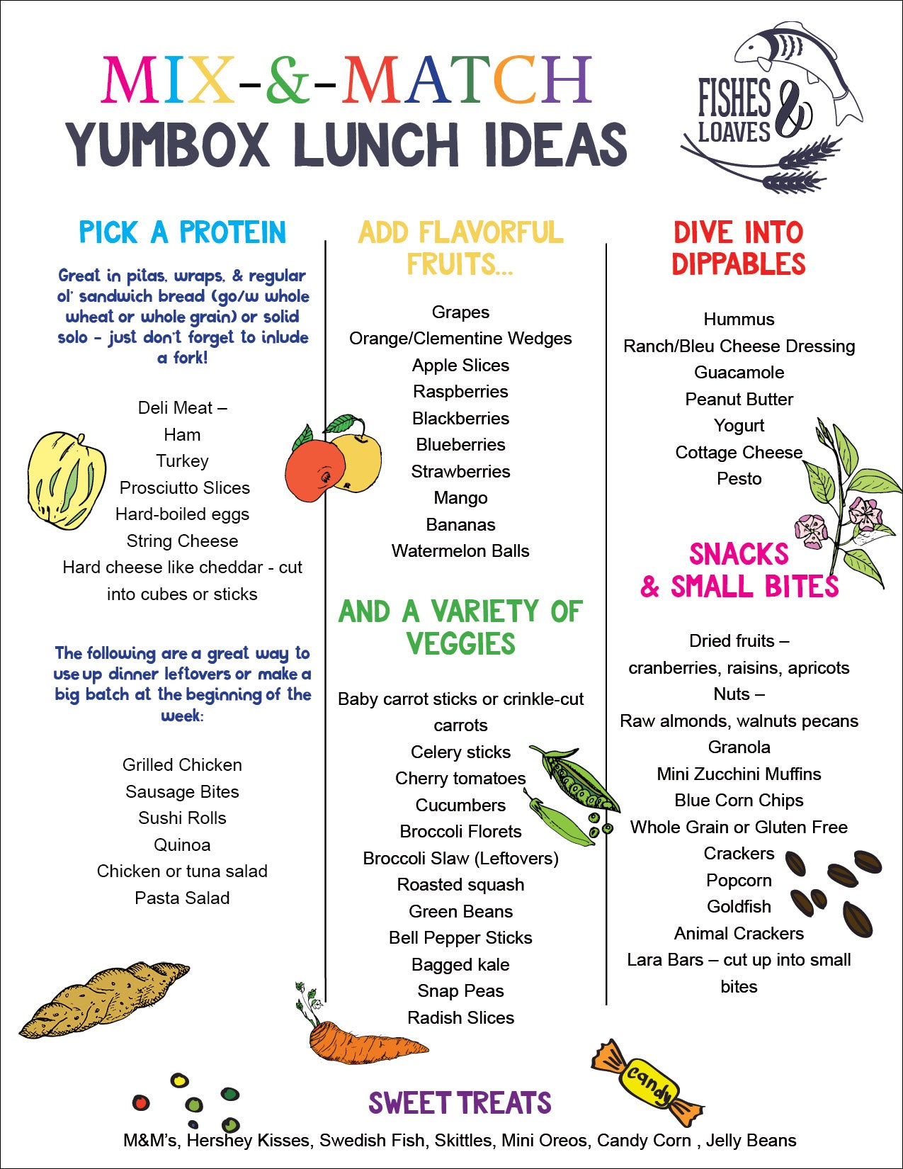 Mix-and-match Yumbox lunch ideas for kids - Healthy Kids lunchs
