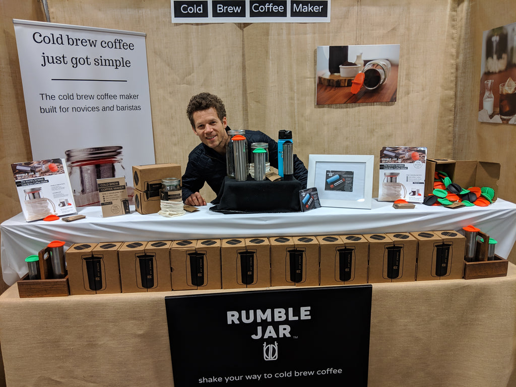 Rumble Jar booth at AmericasMart Gift & Home Furnishings Market