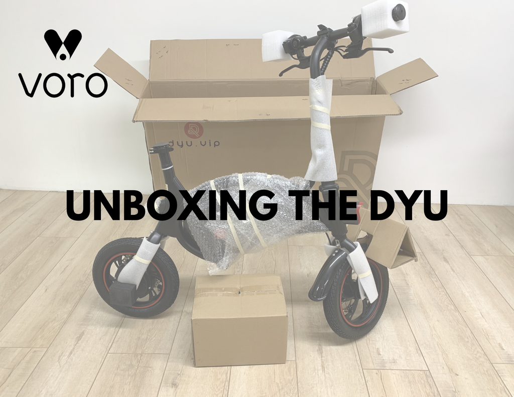 Unboxing the new DYU D1F Seated Electric Scooter VORO MOTORS, Inc.