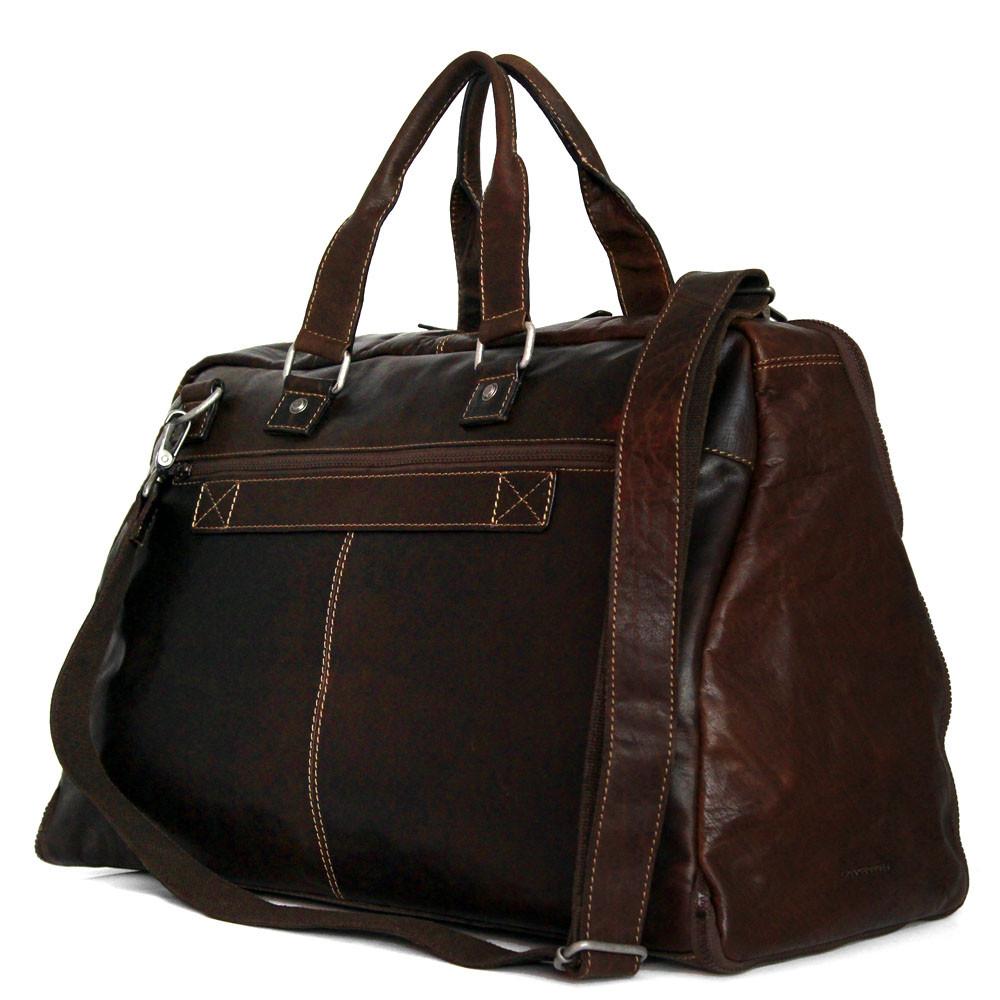 leather duffle carry on