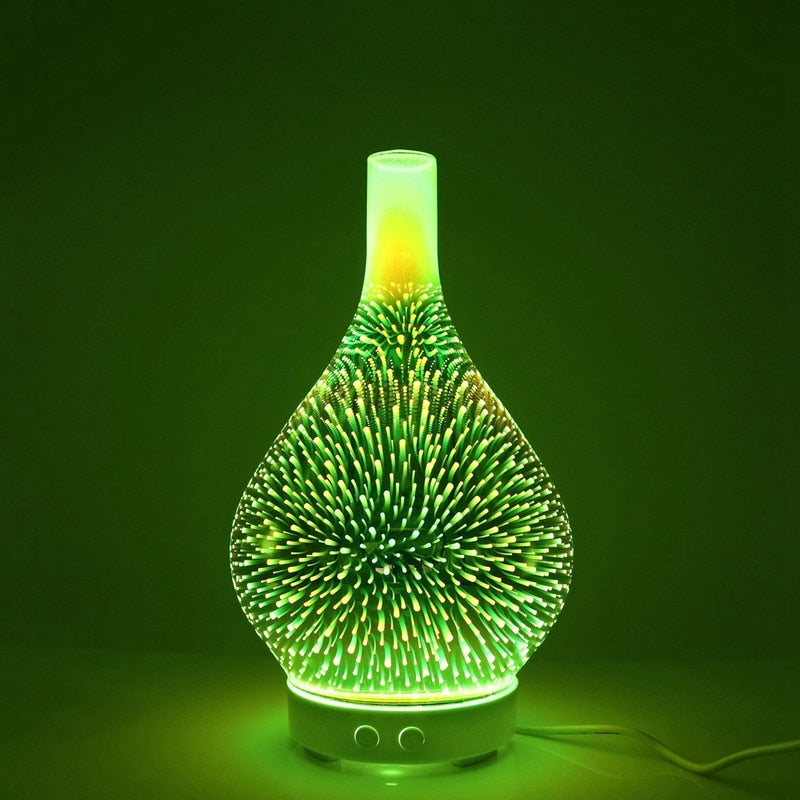 3D Firework Glass Humidifier