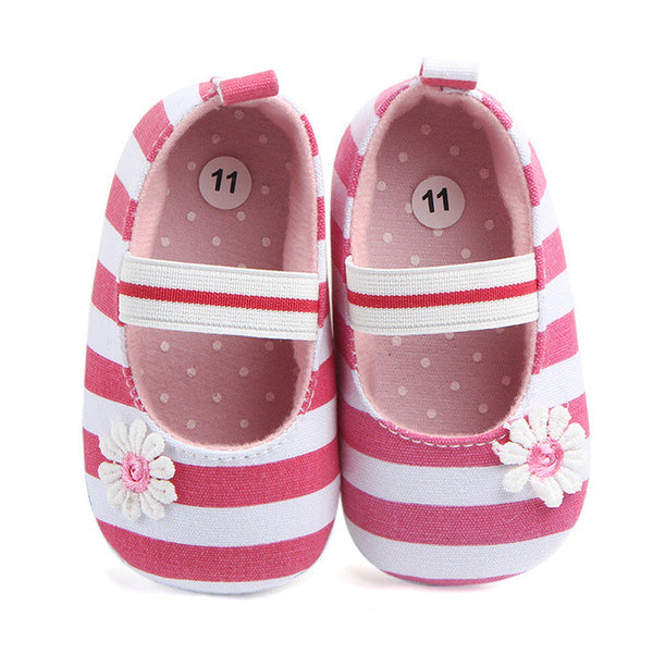 Newborn baby girls shoes canvas Cute 