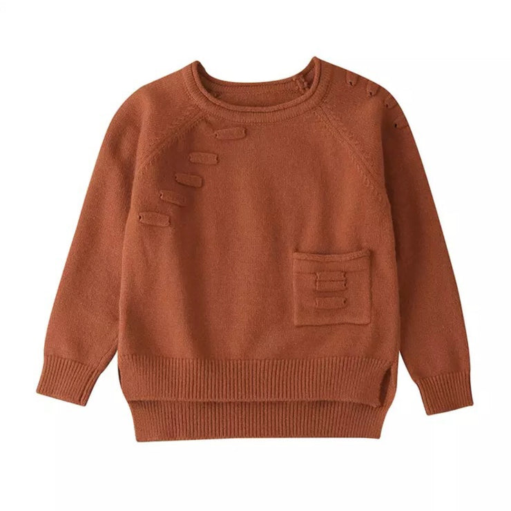 Kelso Knit Jumper - Brown