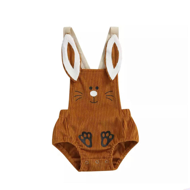 Bryce Bunny Overalls- Mustard Brown