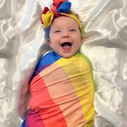 Rainbow Swaddle Set