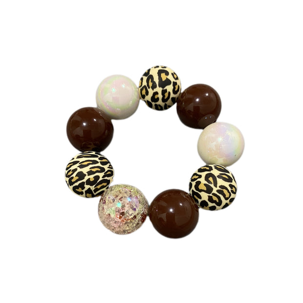 BB Bead Bracelet- Seasoned Leopard